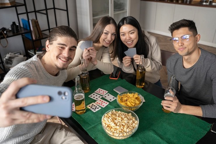 Antarmuka aplikasi mobile depo777 menampilkan menu utama dengan opsi permainan Liga 1, live casino, dan slot